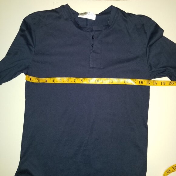 Nearkin Men Henley Wool Blend Long Sleeve Shirt Size Small - Picture 7 of 9